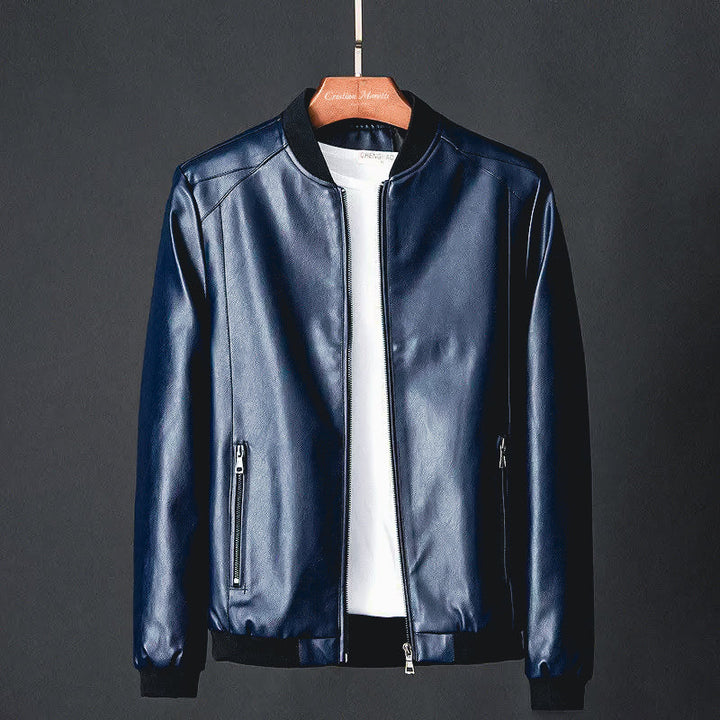 Trevor - Leather Jacket by Zaluma™